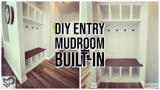 How to Make an Entry Mudroom BuiltIn Part1 [upl. by Lowenstein]