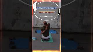 Shoulder and Neck Pain Relief Easy Stretches and Exercises shorts shoulderpain neckpain [upl. by Odnamla737]