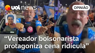 Vereador bolsonarista faz cena patética e mostra que está alinhado com André Fernandes  Sakamoto [upl. by Remas]