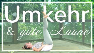 Gute Laune durch Umkehrhaltungen  Yoga für Herz amp Kreislauf [upl. by Ignazio]