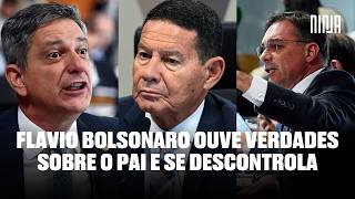 🔥Flávio Bolsonaro dá chilique ao ouvir que Jair vai preso🔥Rogério Carvalho detonou golpe fracassado🔥 [upl. by Alek466]