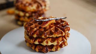 Belgian Liege Waffles Suzette – Bruno Albouze [upl. by Alleram494]