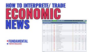 How To InterpreteTrade Forex Economic Calender [upl. by Eenobe]