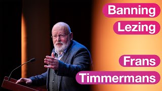 Frans Timmermans Banning Lezing 2024 [upl. by Mccready]