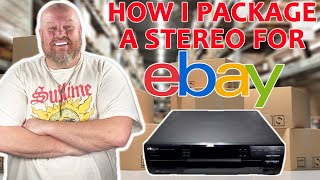 How I package a stereo for Shipping on eBay [upl. by Strong]