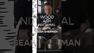 How To Nixtamalize With Wood Ash By The Sioux Chef AKA Sean Sherman of Owamni Restaurant shorts [upl. by Lieno]