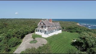 Secluded Oceanfront Estate  Montauk Point  DroneHub [upl. by Laniger]