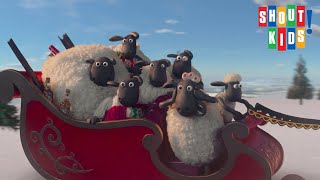 Shaun The Sheep The Flight Before Christmas  Clip Sleigh Race [upl. by Reahard]