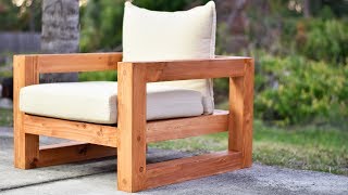 DIY Modern Outdoor Chair [upl. by Arahc121]