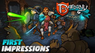 Barony  The BEST Dungeon Crawler Roguelike Ive Ever Played [upl. by Adriane552]