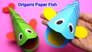 🐾Paper DIY🐾 Fish bowl🐟 Blind bag Asmr Rasing Fish  Swimming paper How to make a Paper Fish Bowl [upl. by Farrell]