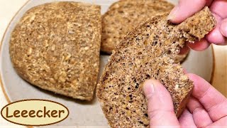 Low Carb Brot ohne Mehl und glutenfrei Low carb bread flourfree and glutenfree [upl. by Storfer]