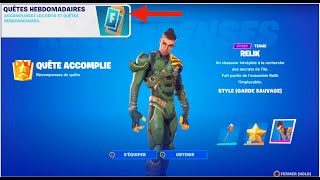 COMMENT ACCOMPLIR LES QUÊTES HEBDOMADAIRES SEMAINE 4 SUR FORTNITE CHAPITRE 4 SAISON 3 [upl. by Thirzi]