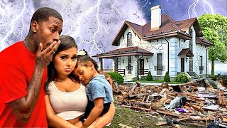 TORNADO DAMAGED OUR DREAM HOME 💔 [upl. by Frydman]