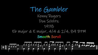 The Gambler Chords Lyrics and Timing [upl. by Airotahs]