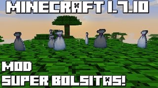 Minecraft 1710 MOD SUPER BOLSITAS [upl. by Browne]