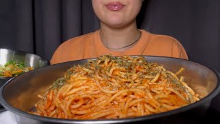 ASMR  BOL SALÇALI SPAGETTİ  SPAGHETTI TÜRKÇE ASMR  TURKISH ASMR [upl. by Otnicaj766]