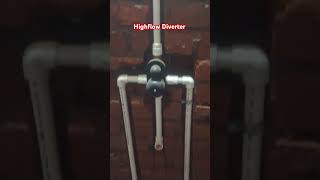 Highflow Diverter shorts plumbing kashmir plumber toilet bathroom tiles [upl. by Sualakcin319]