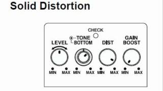 Boss MD2 Mega Distortion demo [upl. by Noemis627]