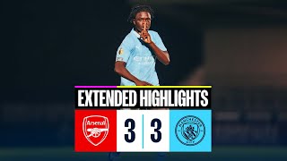 CITY COME BACK IN SIX GOAL THRILLER ARSENAL V CITY  PREMIER LEAGUE 2 [upl. by Richia]