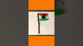 easy kids craft shortstrending viral diy craft india tiranga kids pipecleanercrafts reels [upl. by Nnairek419]