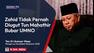 Zahid Tidak Pernah Diugut Tun Mahathir Bubar UMNO  Annuar Musa [upl. by Hamirak]