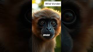 Gibbon Calls Wildlife in action  Wild Vonders  shorts facts curiosity animalfacts [upl. by Akirahc123]