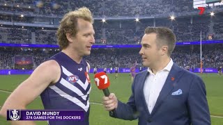 The crowd is going bananas already  David Mundy on 7AFL [upl. by Geffner134]