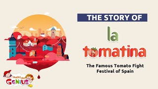 The Story of La Tomatina –The Famous Tomato Fight Festival of Spain [upl. by Anigal]