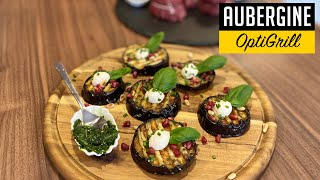 Gegrillte Aubergine im Tefal OptiGrill [upl. by Earas]