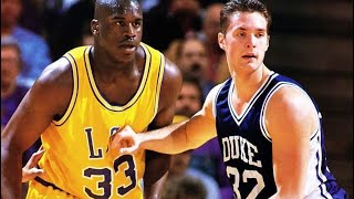 1 Duke vs 20 LSU Highlights Shaq vs Laettner 1992 [upl. by Grunberg]