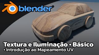 Curso Blender Textura e iluminação  aula 07  Introdução a Mapeamento UV [upl. by Lahtnero773]