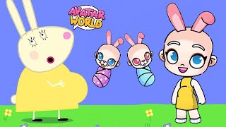 Peppa Pig in Avatar World  Mummy Rabbits Bump [upl. by Cheston]