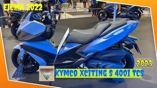 2023 Kymco Xciting S 400i TCS walkaround EICMA 2021 Milan [upl. by Weiss]