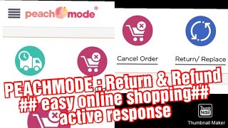 PEACHMODE RETURN POLICY Easy return and refund detail wrong product received [upl. by Siramaj]