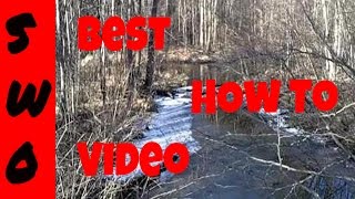 Mink and Muskrat Trapping Small Rivers and Streams Part 1 sets and location [upl. by Gavra]