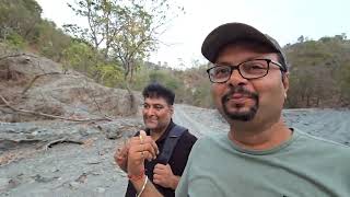 Leopard के Pugmark मिले। Leopardess Pugmarks Found At Forest Hike । Trekking In Leopard Territory [upl. by Acire670]