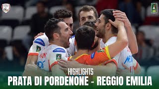 HIGHLIGHTS  2 ROUND 1 HALF  Reggio Emilia vs Grottazzolina [upl. by Tammie]