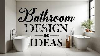 Trending Bathroom Design Ideas 2024 Modern amp Luxurious Styles [upl. by Anit]