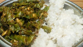 Board Beans Fry Recipe  in Tamil  Sangeetha Foodie  Kitchen Channel [upl. by Kowalski]