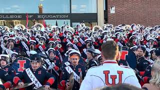 Marching Illini  111123  Postgame concert  Dads Day Medley [upl. by Enelez]