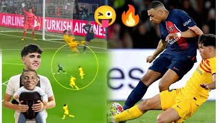 Wow Mbappe will NEVER forget Cubarsi 🔥 see what Barcelona wonder kid did to PSG superstar in Paris [upl. by Talanian653]