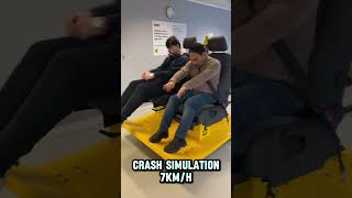 Car Crash Test 5kmh MrTraffiQ Driving school Trafikkskole For educational purposes only [upl. by Spracklen]