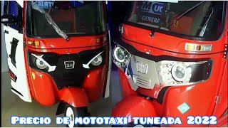 precio noviembre 2022 mototaxi BAJAJ CROM UG 4 y 2 tiempos EQUIPADO Y TUNEADO tienda AYNI MOTORS [upl. by Nasaj]