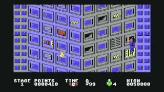 Firetrap  Data East  Commodore 64 C64 gameplay [upl. by Sheri]