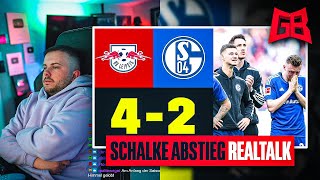 SCHALKE ist ABGESTIEGEN 😕 GamerBrother REALTALK über LEIPZIG  SCHALKE 😟 [upl. by Arot176]