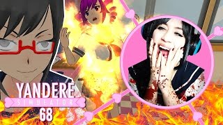 YANDERE SIMULATOR 68  XXL WURST ON FIRE ● Lets Play Yandere Simulator [upl. by Humbert]