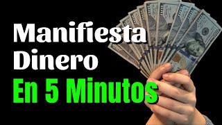 APRENDE A MANIFESTAR DINERO EN 5 MINUTOS  Técnica Fast Money Ley de Atracción [upl. by Rosina287]