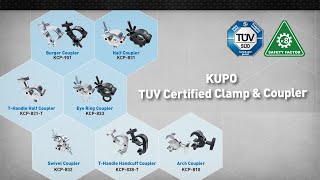 KUPO TUV Certified Clamp amp Coupler [upl. by Rik109]