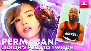 Jidion PERMA BANNED for Pokimane Hate Raid on Twitch [upl. by Asenav]